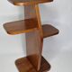 Art Deco style solid wood side table, 53 cm