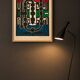 Original lithograph etienne-martin "dwellings" signed numbered 22/1