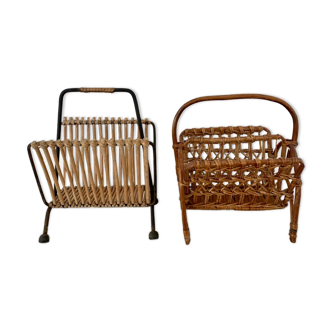 Duo of miniature magazine holders