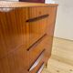 Danish mid-century chest of drawers with four teak drawers.