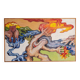 Peinture abstraite d'une figure au soleil n°1