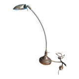 Loft bedside desk lamp patinated gold metal