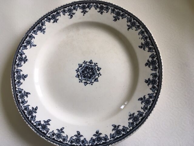 10 terre de fer flat plates and 2 hollows gagny service