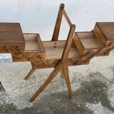 Vintage 1960s sewing table with splayed legs