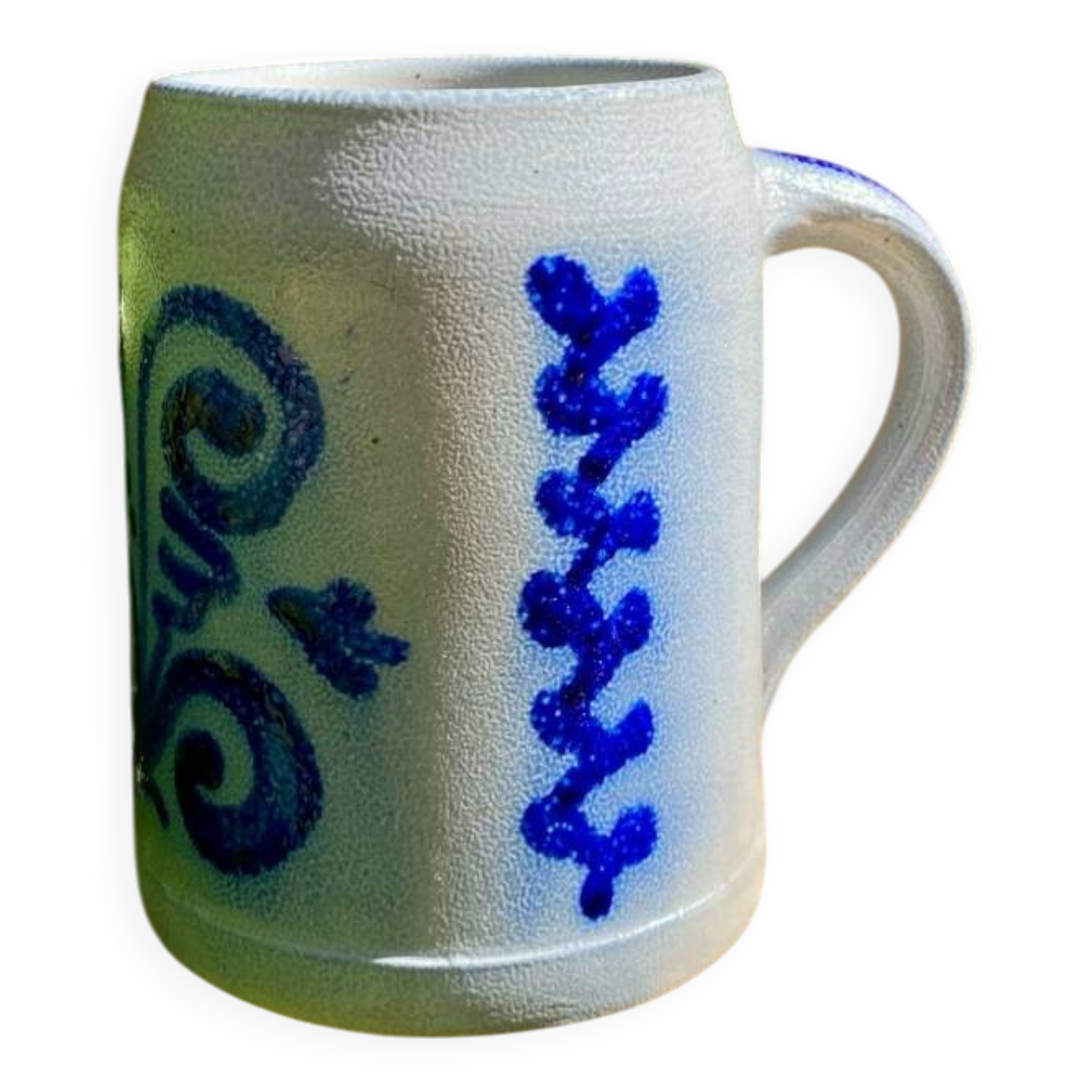 Alsatian stoneware beer mug