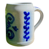 Alsatian stoneware beer mug