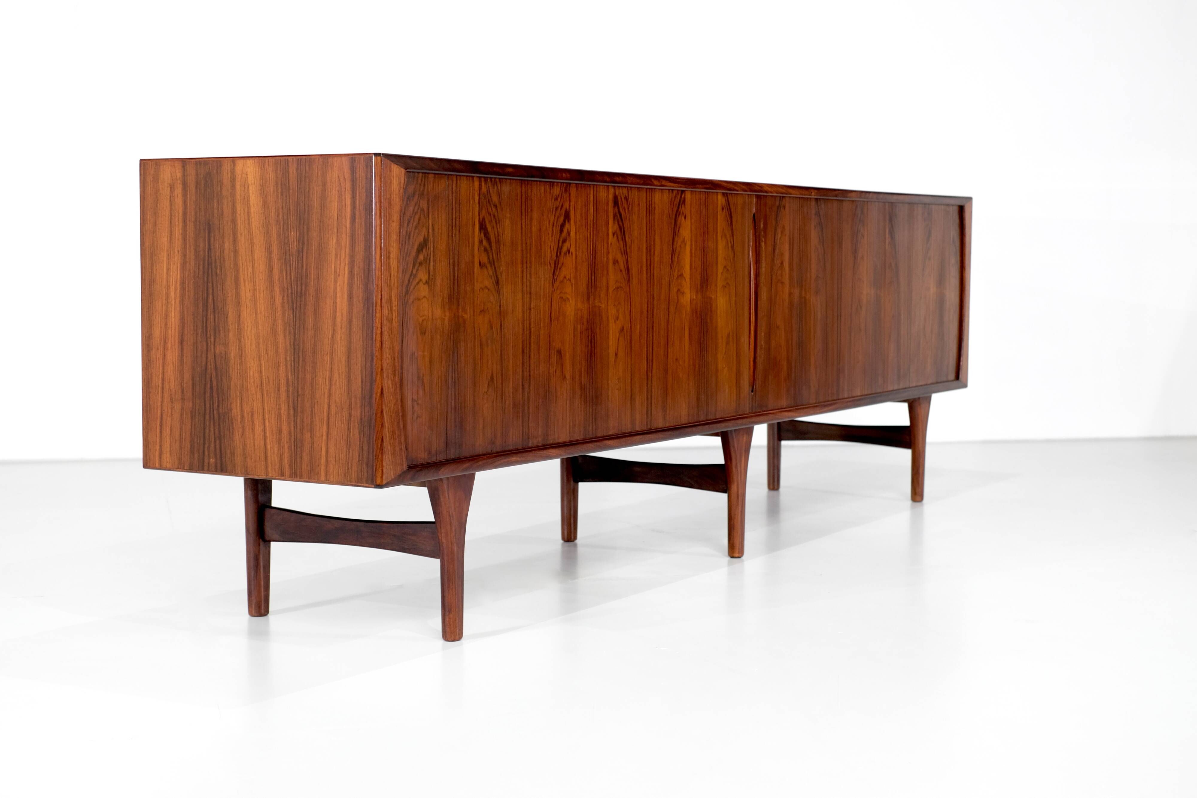 Enfilade designed by Henning Kjaernulf for Bruno Hansen, Denmark 1960s.