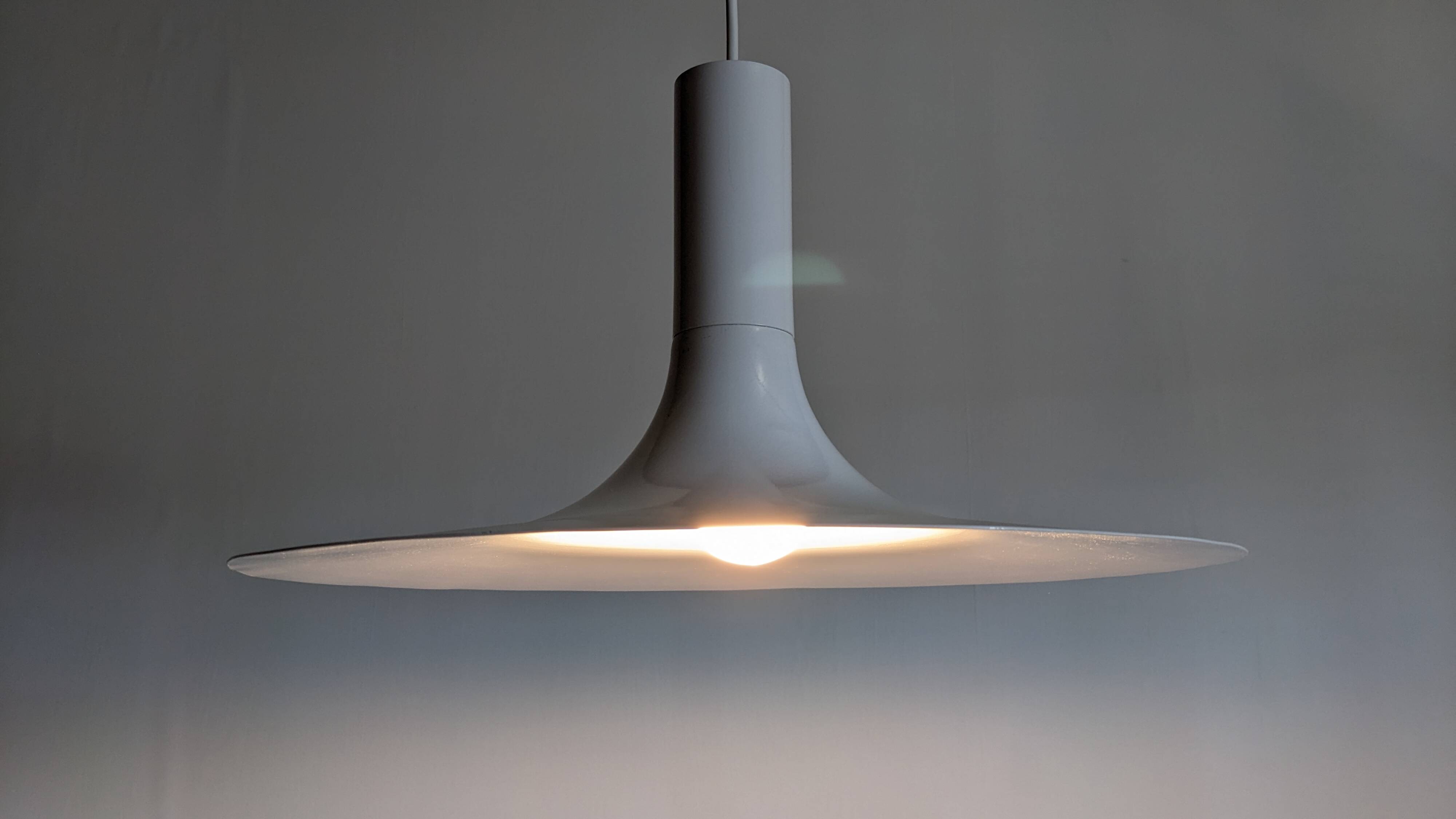 Pair of tulip pendants by Thorn Lighting, England circa 1970.