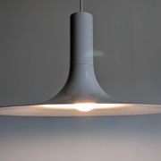 Pair of tulip pendants by Thorn Lighting, England circa 1970.
