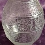 Art deco crystal vase signed Baccarat