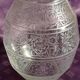 Art Deco crystal vase signed Baccarat