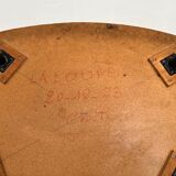 Oval coffee table imitation Galé 70s