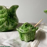 Small pot of cabbage leaf slip