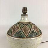 Ceramic lamp foot Vallauris Marcel Giraud