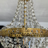 Hot air balloon chandelier with tassels