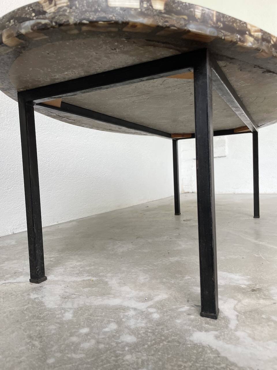 1950s Madagascar aragonite coffee table