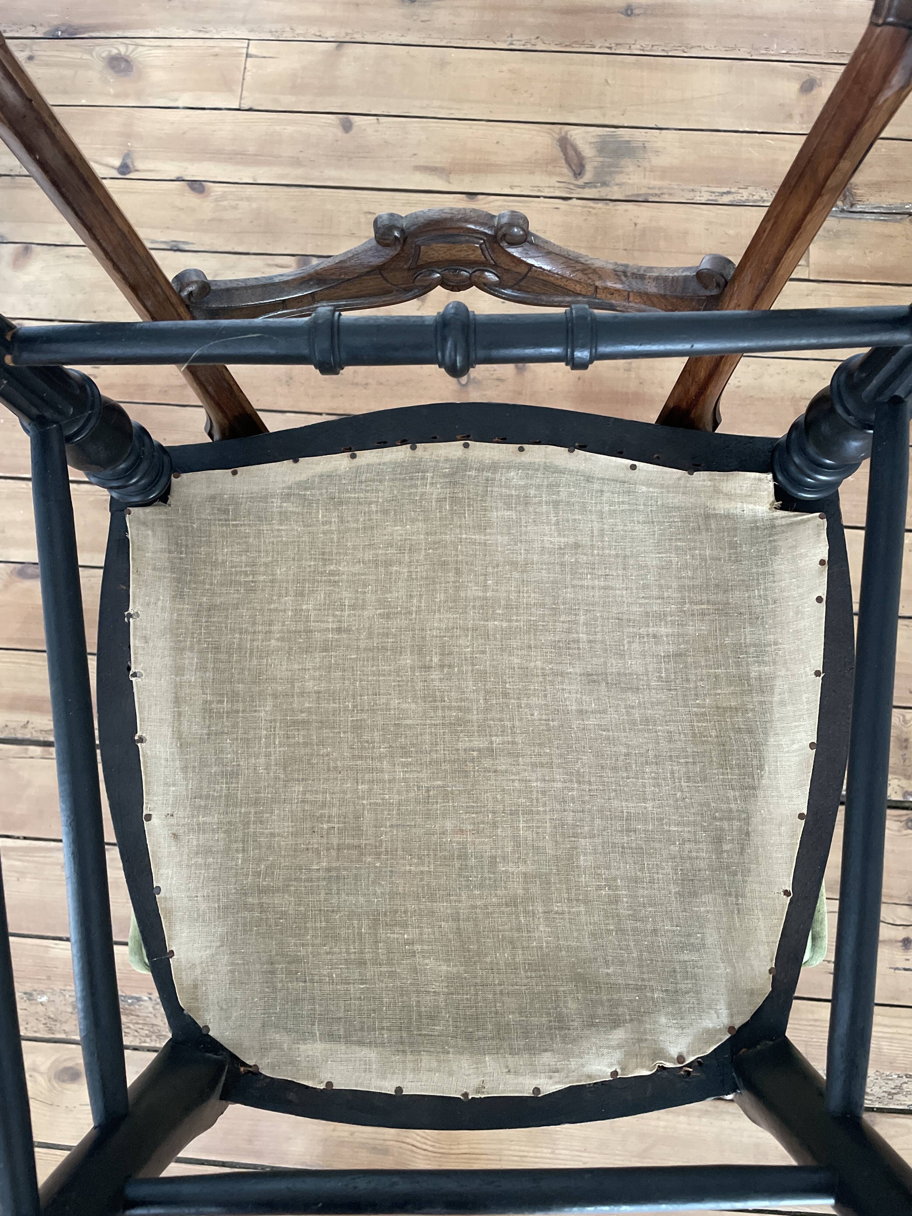 Series of 3 antique chairs Napoleon III