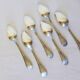 6 vintage silver metal tablespoons 2106267