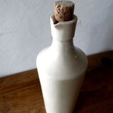 White stoneware bottle