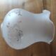 'Tulip' lampshade for lighting, transparent decoration on frosted glass.