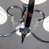 Art deo chandelier 1930 with 4 arms of light.