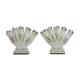 Pair vase soliflore faience/vintage