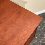 Danish teak freestanding desk