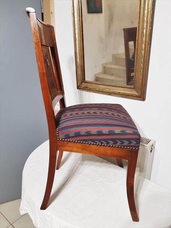 Mahogany chairs of Napoleon III style, set of 6, late nineteenth