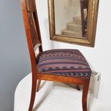 6 chaises en acajou de style Napoléon III