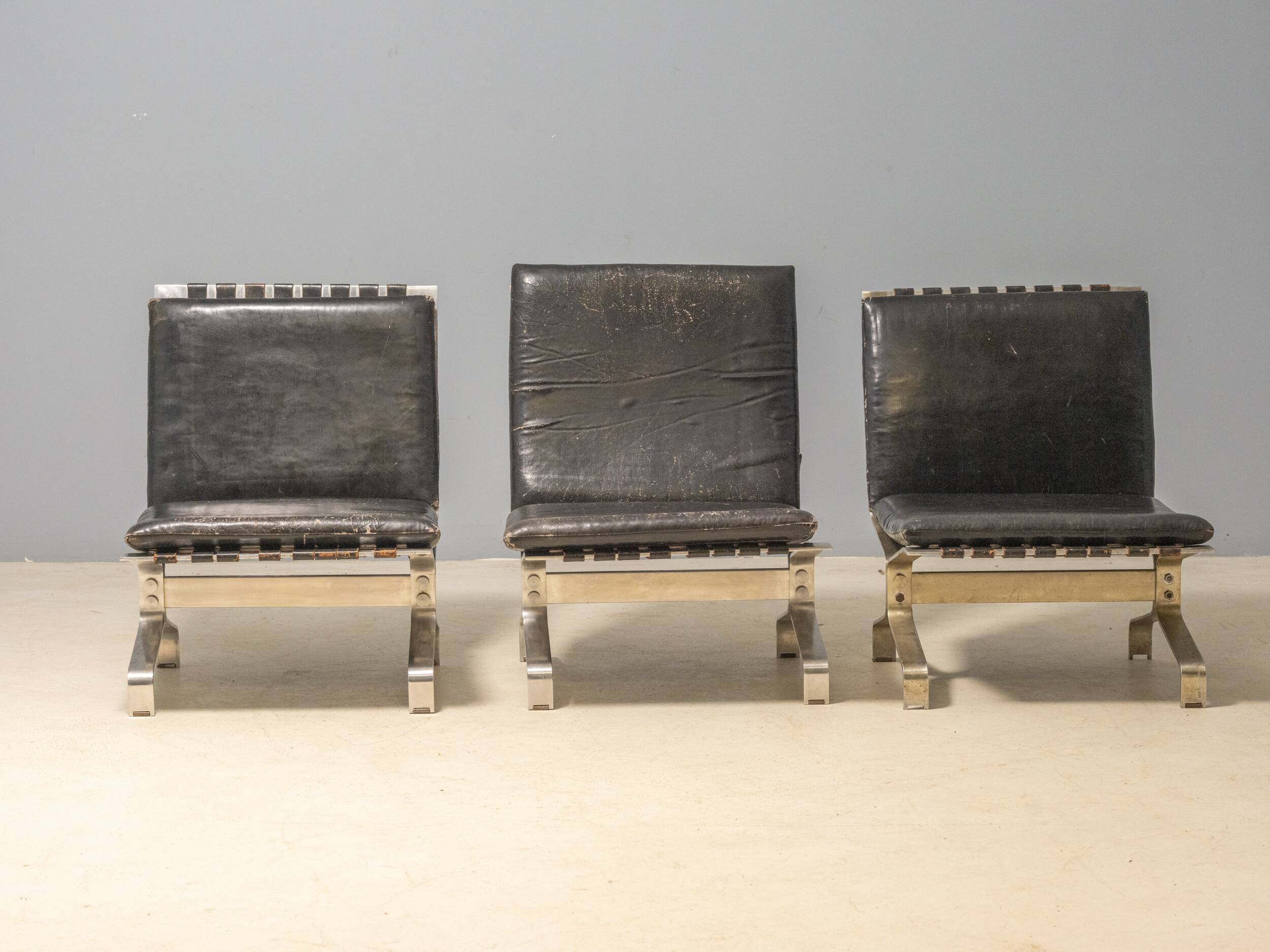 Set of Rolling Chairs, Zbyněk Hřivnáč, 1963, Czechoslovakia