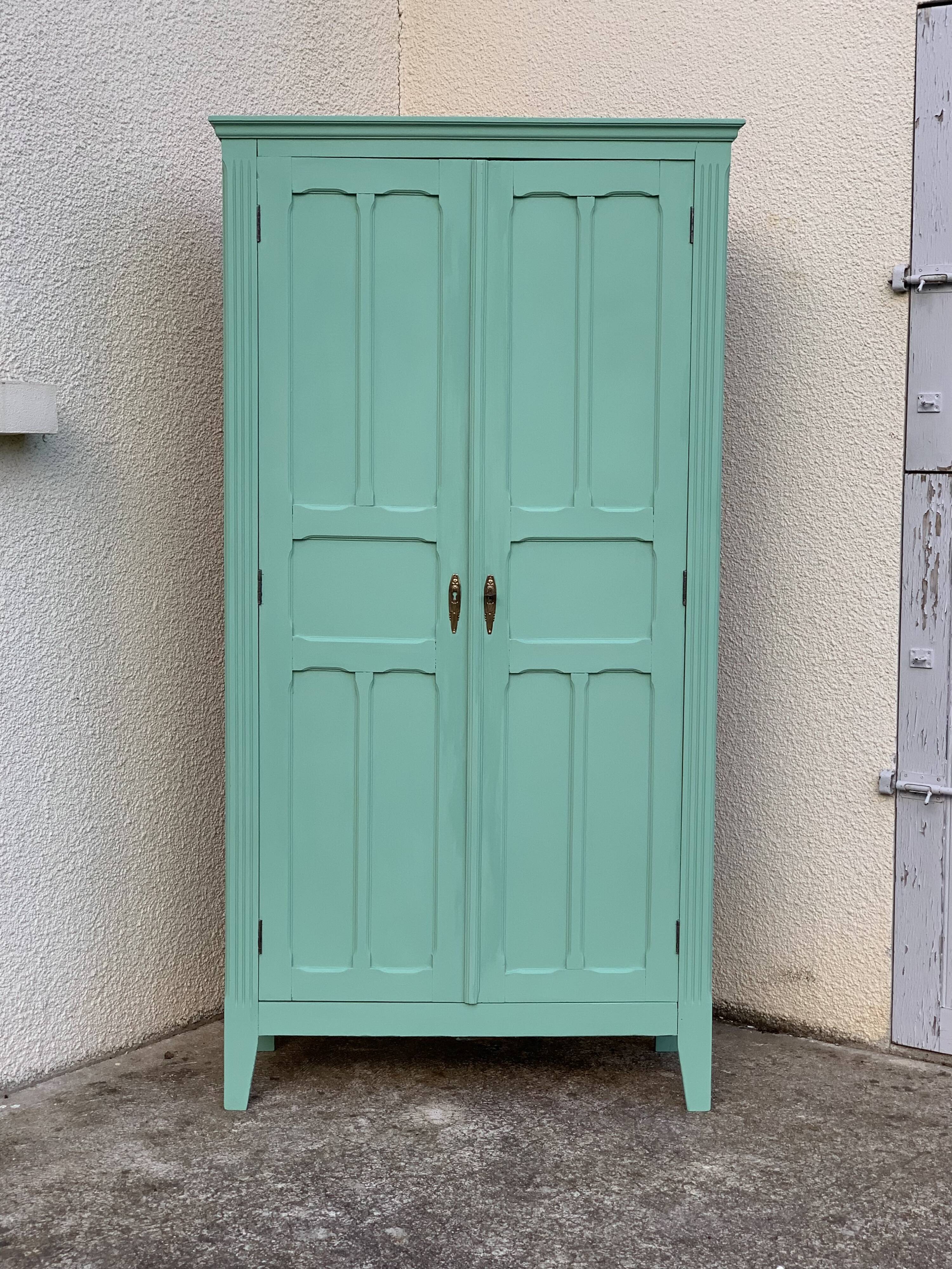 Parisian wardrobe art deco panel 1940