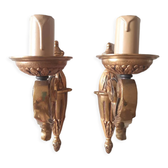 Antique wall lamps
