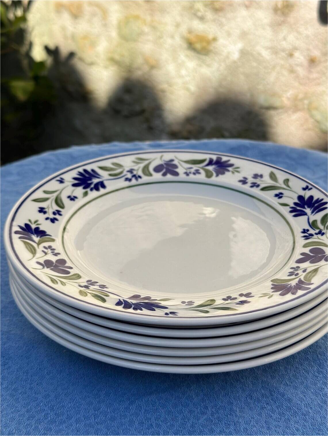 Dessert plates Churchill England - Vintage English - Floral Decor