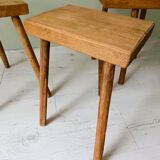 Set of 3 small tripod stools