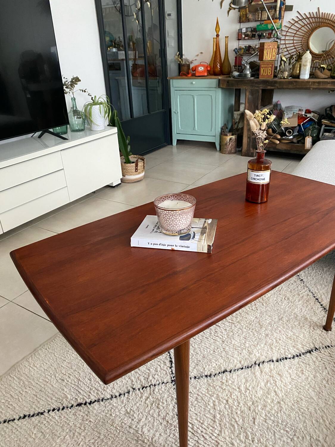 Vintage teak coffee table
