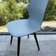 Sedus designer chair in light blue – black wooden base