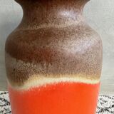 Vase de sol en céramique Bay 70-45, vase en céramique, poterie ouest-allemande