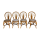 Vintage bamboo dining chairs, 1960s