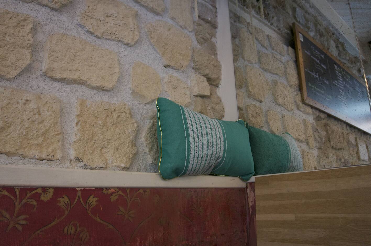 Green cushion Boni 30x50