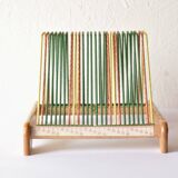 Vintage record rack for 25 vinyls - 1960s