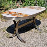 Table basse Jean Gregorieff années 70