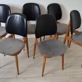 6 Baumann's "pegasus" chairs