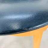 4 Baumann Pegasus chairs, black, 60s