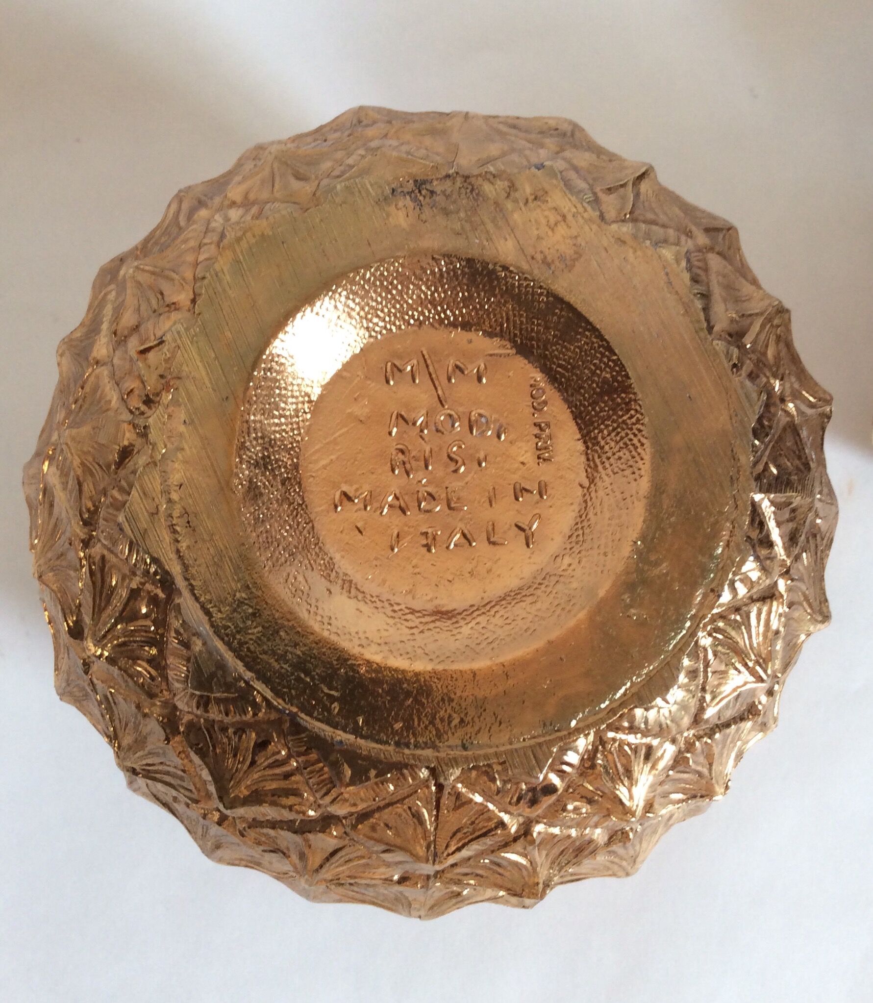 Mauro Manetti gold pineapple ice bucket