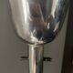Vintage art deco floor lamp, chrome metal, France 1930