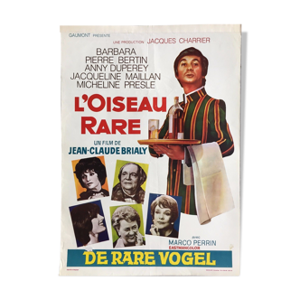 Belgian original poster "rare bird" 1973