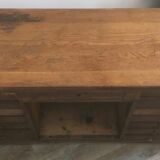 Wooden workshop counter