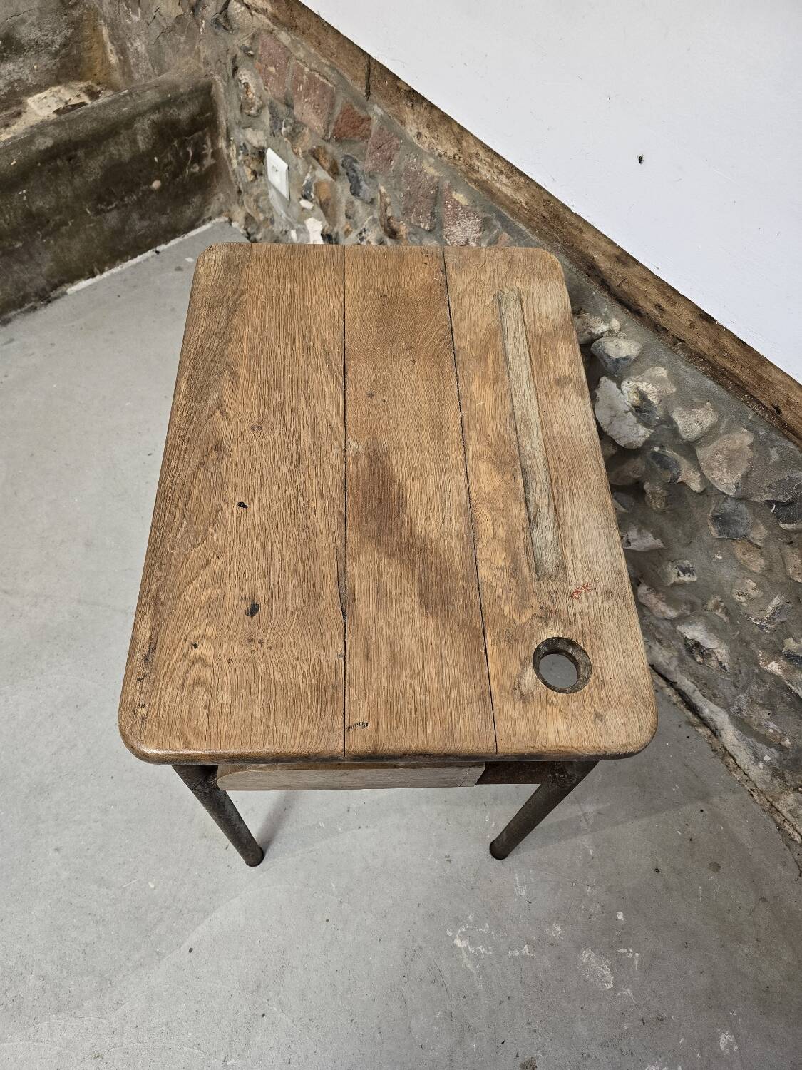 School desk with locker 1960