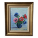 Acrylic painting on canvas, still life, anemones, bohemian countryside