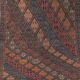 Tapis vintage turc de Oushak, tissé à la main 67x427 cm